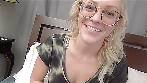 Blonde blonde with a big ass and small tits gets fucked