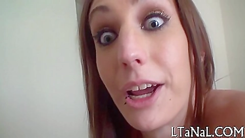 Sexy chick with a big booty sucks a dick like it's a hot treat