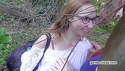 Lesbian video showing a hot lesbian with big tits licking