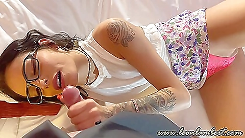 Horny redhead gets fucked hard in hot outdoor sex scene