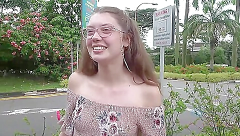 Busty brunette gets fingered in the park and gets wild