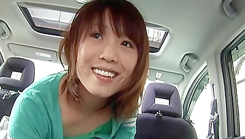 Busty asian girl in lovebox has a blow job and deep penetration