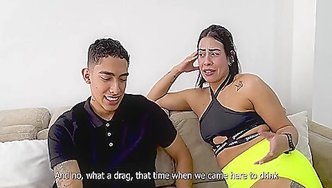 Horny girl with a small mouth is getting fucked hard