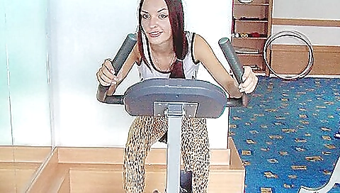 Big ass brunette with huge tits is making out on a dick