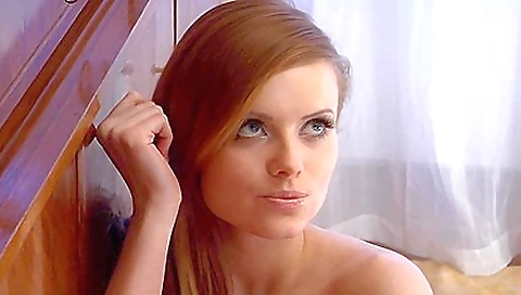 Nikky with a sexy outfit enjoys her day in the living room