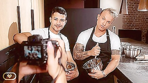 Porn video of two horny sluts having fun with a stud