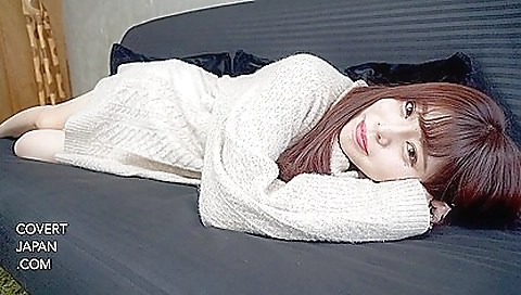 Japanese amateur brunette fucked in a couple of different positions